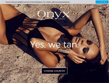 Tablet Screenshot of onyxtan.com